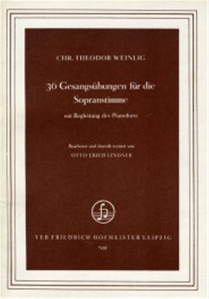 36 Gesangsübungen